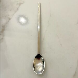 Set 2 MCM Dansk Designs LTD Ingot Vintage Stainless Steel Iced Tea Spoon 8.5”